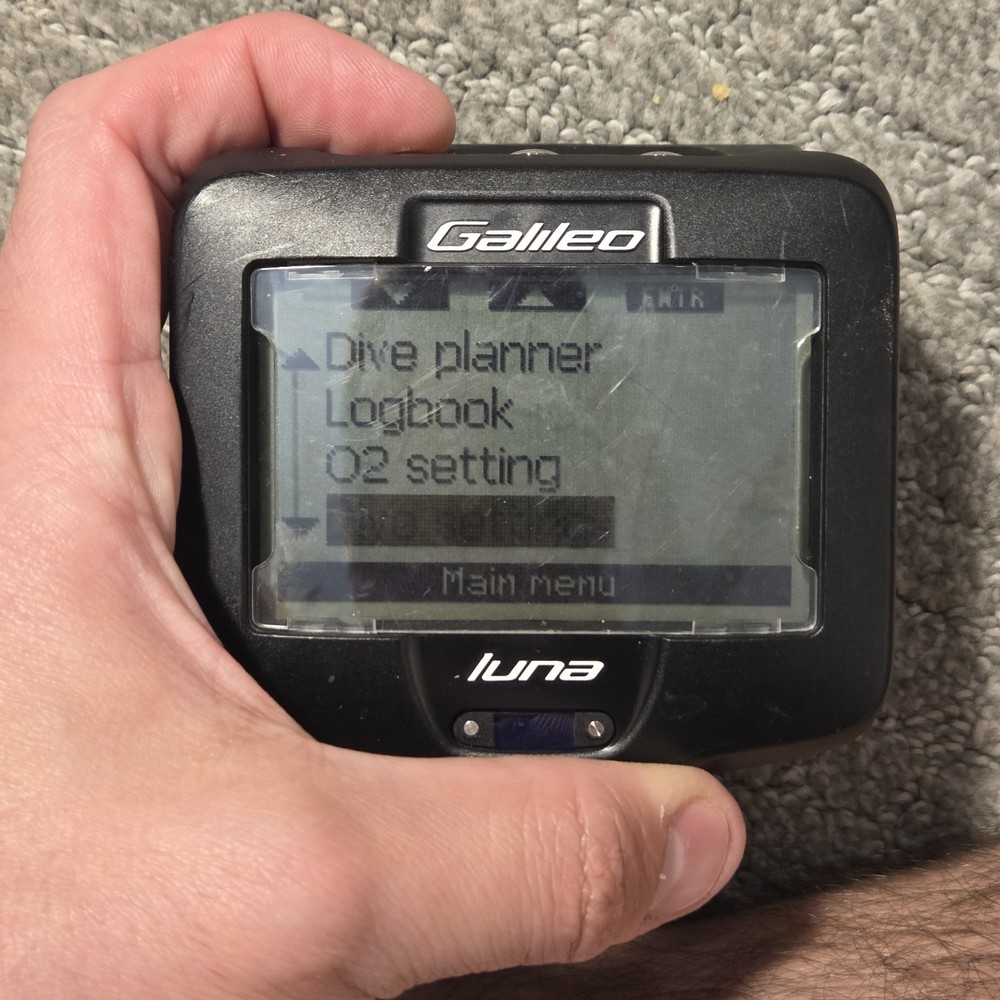ScubaPro Galileo Luna - Scuba Dive Computer with Transmitter - Tested & Working
