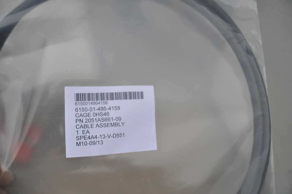 W.L.GORE / LOCKHEED RF CABLE N(M)-SMA (M) 6FT 18GHZ SILVER CORE NEW
