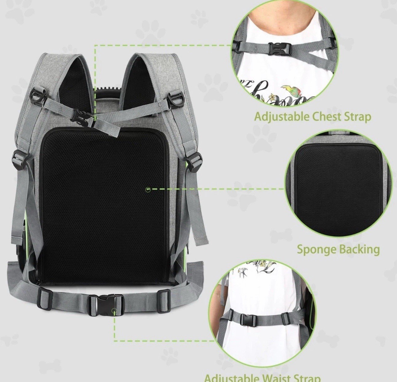 Cat Carrier Backpack, Large Cat Backpack Carrier Soft, Expandable Airline App...