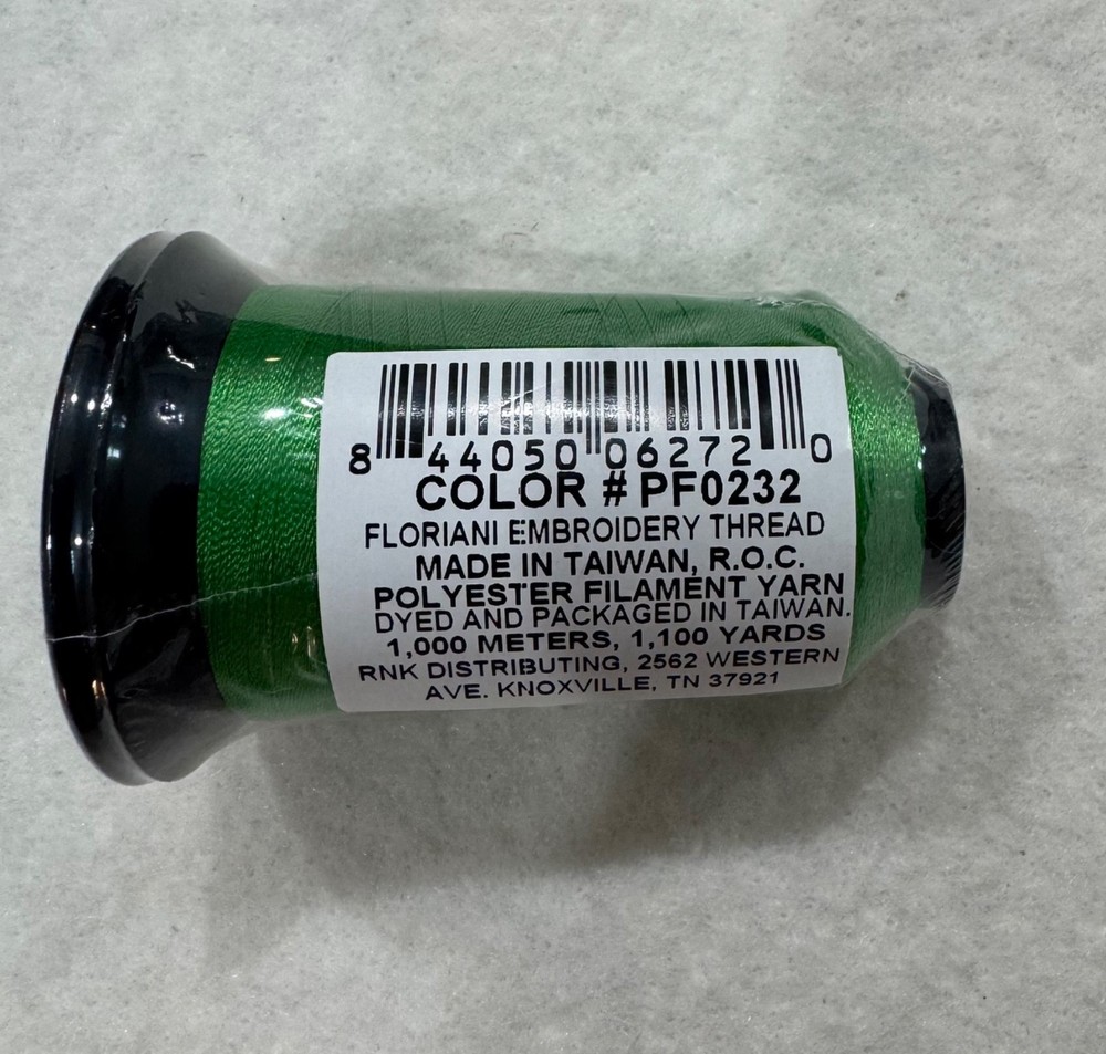 Floriani Embroidery Thread 10 New Spools Polyester Multiple Colors