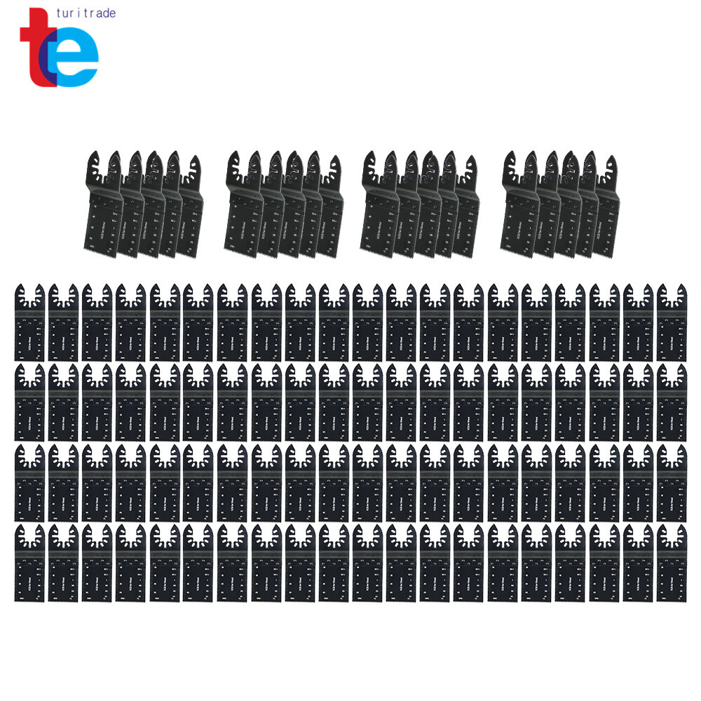 100 Pcs Oscillating Tool Blades,Professional Universal Oscillating Saw Blades