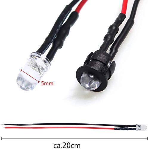 12 Volt 5Mm Pre Wired Led Light Emitting DiodesMicro Led Lights D