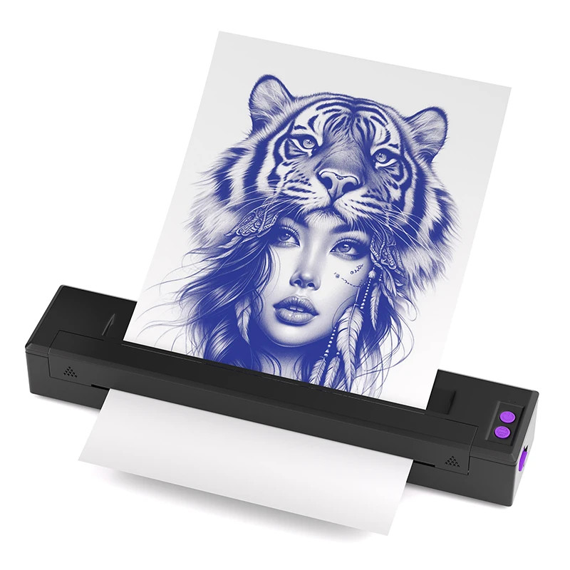 Tattoo Printer Transfer Machine Portable P19 Tattoo Bluetooth Thermal Printer