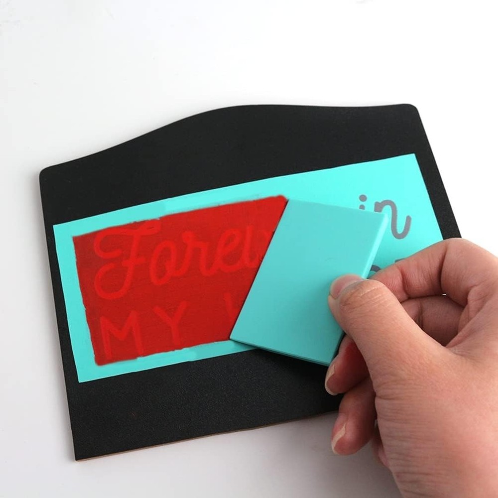 Versatile 5-Piece Rubber Squeegee Set for Effective Screen Printing and Crafting