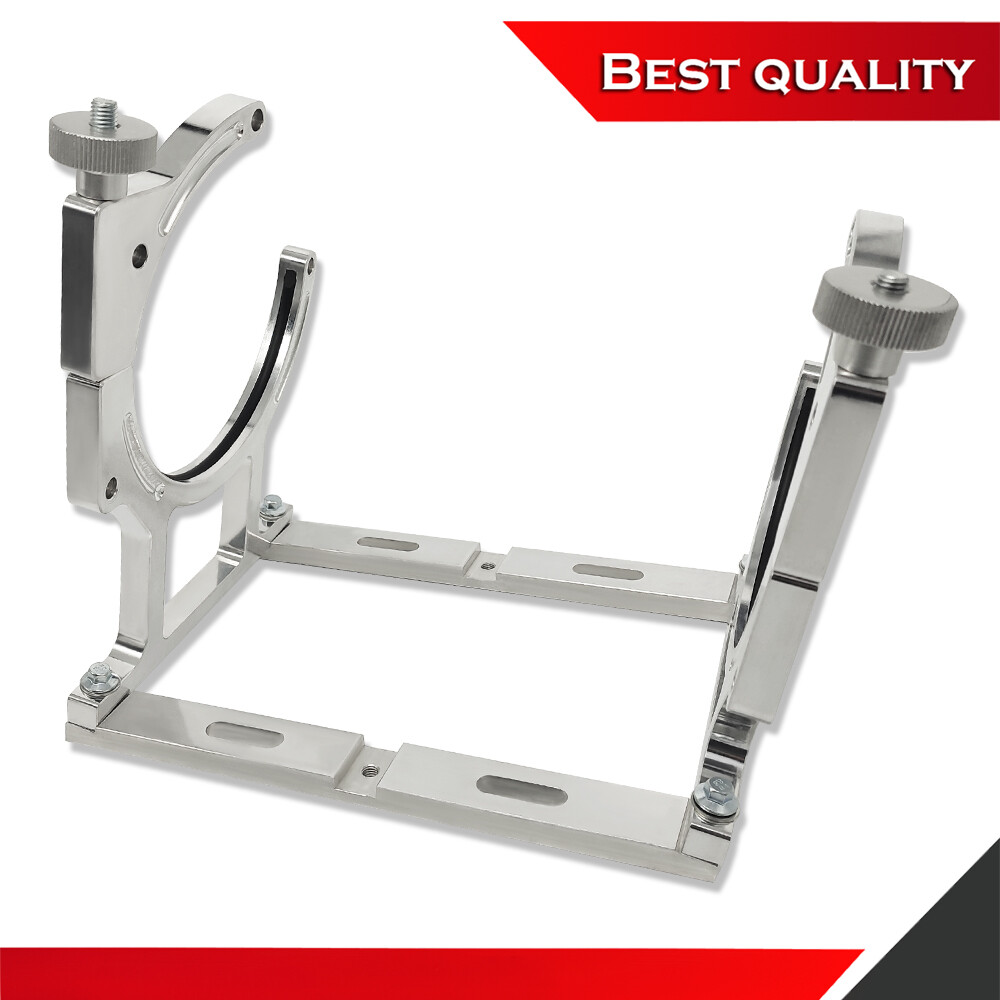 Polished Nitrous Oxide 7" Single Bottle Holder Bracket Suits 10LBS Bottles