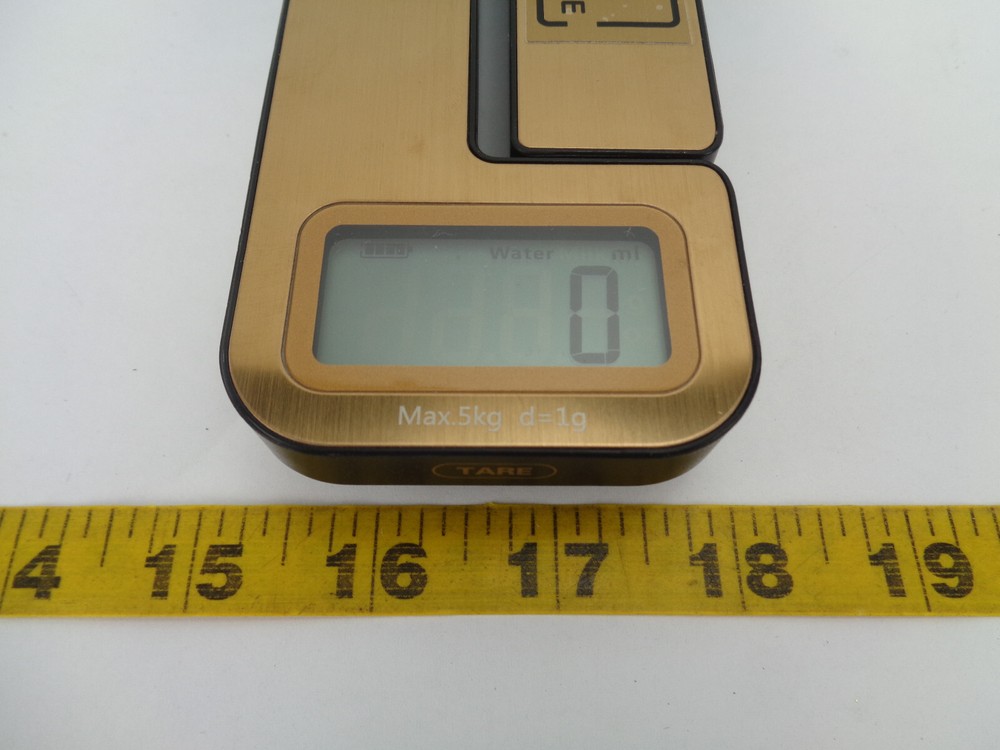 DYNAMO Kitchen Scale Max. 5000g/176.4oz D=1 g/0.04oz