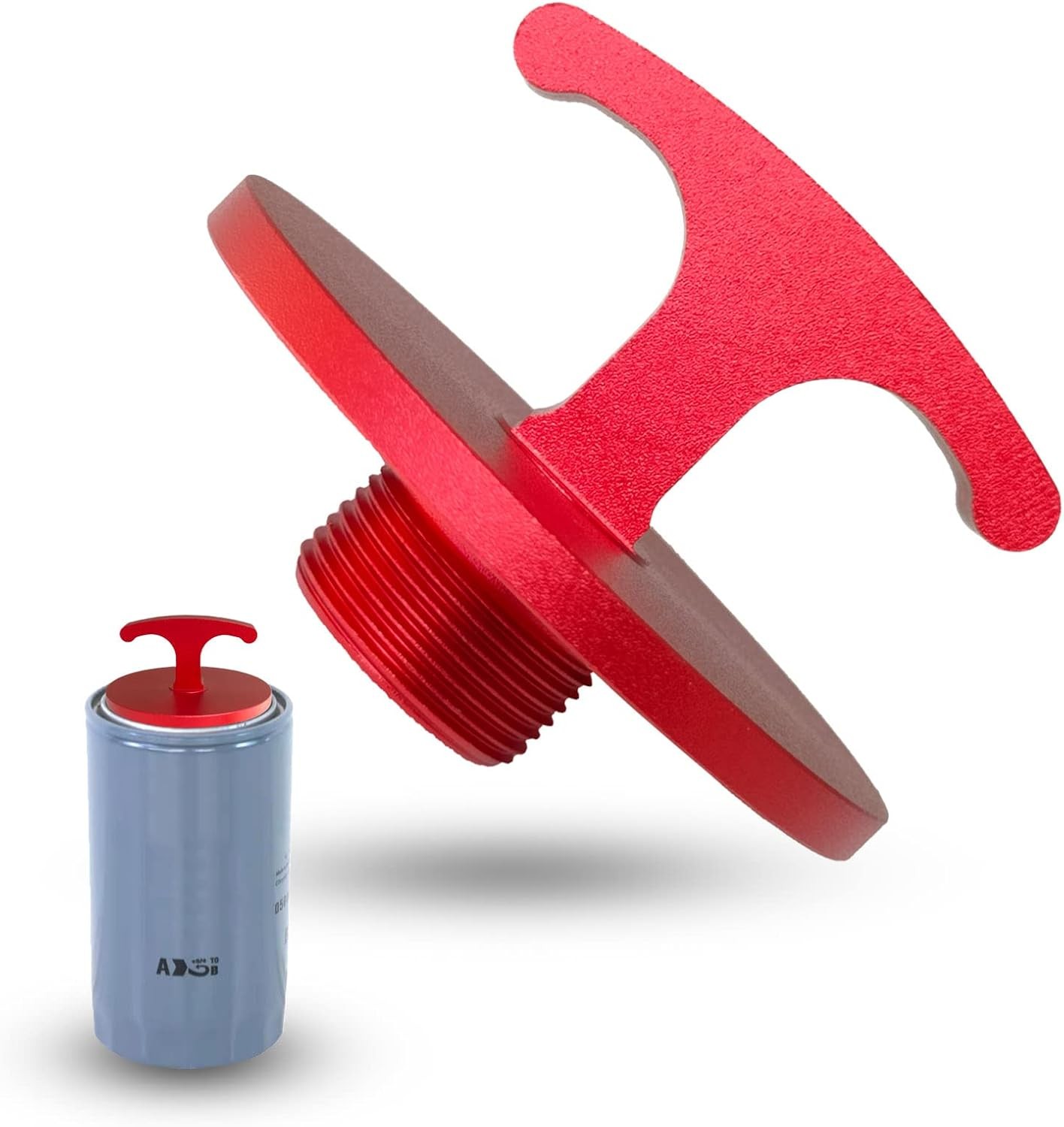 Oil Filter Plug Tool, Aluminum Alloy Oil Filter Cap Off Tool for Dodge Ram 2500,