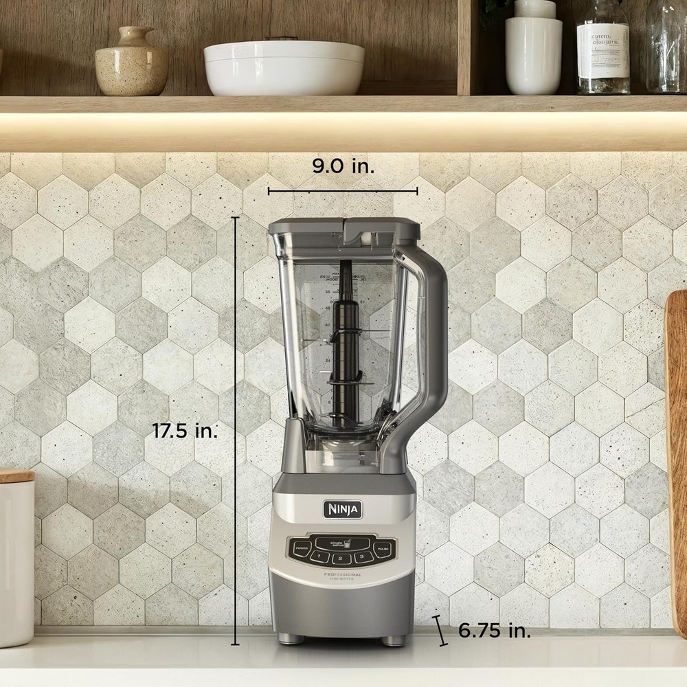 Ninja BL660 3 Speed Blender - Gray(Slightly Damaged Package)