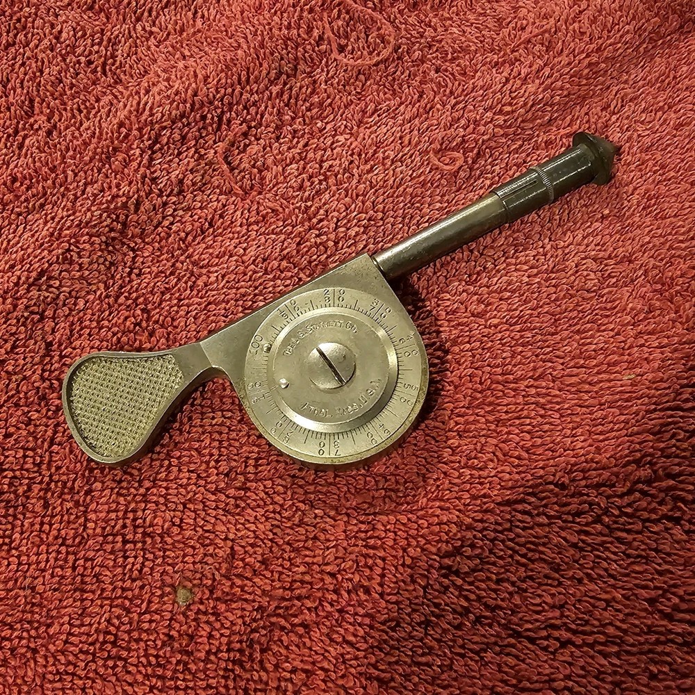Vintage L.S. Starrett Tachometer/Speed Indicator