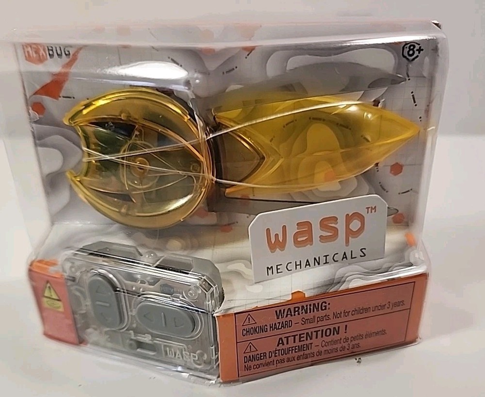 Hexbug--Micro Robotic Creature Mechanicals-Wasp R/C Remote Control