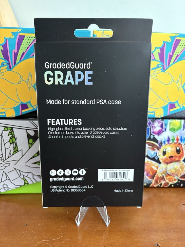 GradedGuard PSA GRAPE Limited Edition Graded Card Guard