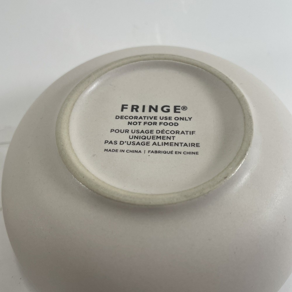 Fringe Aries Ceramic Round Trinket Box