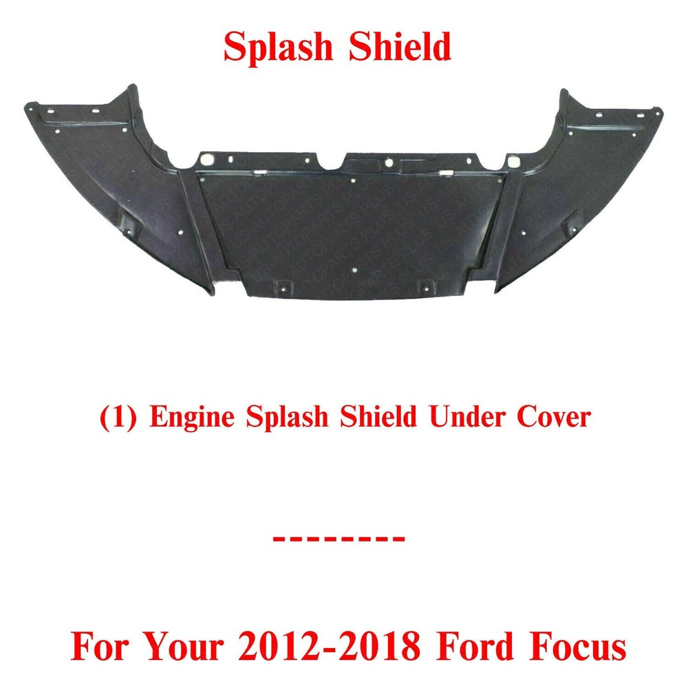 Front Engine Splash Shield Under Cover / Air Deflector For 2012 -2018 Ford Focus