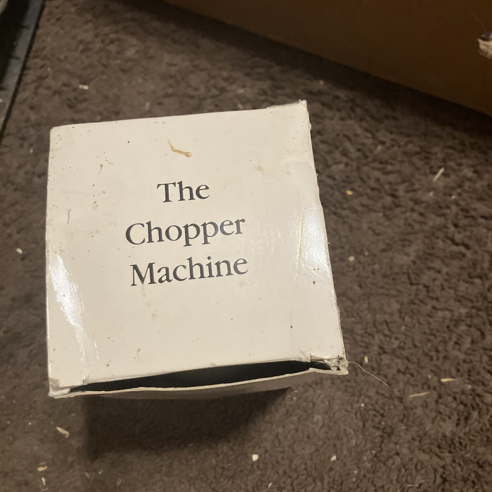 The Chopper Machine By Moha Swiss Quick & Easy Kitchen Tool Fruit Vegetables