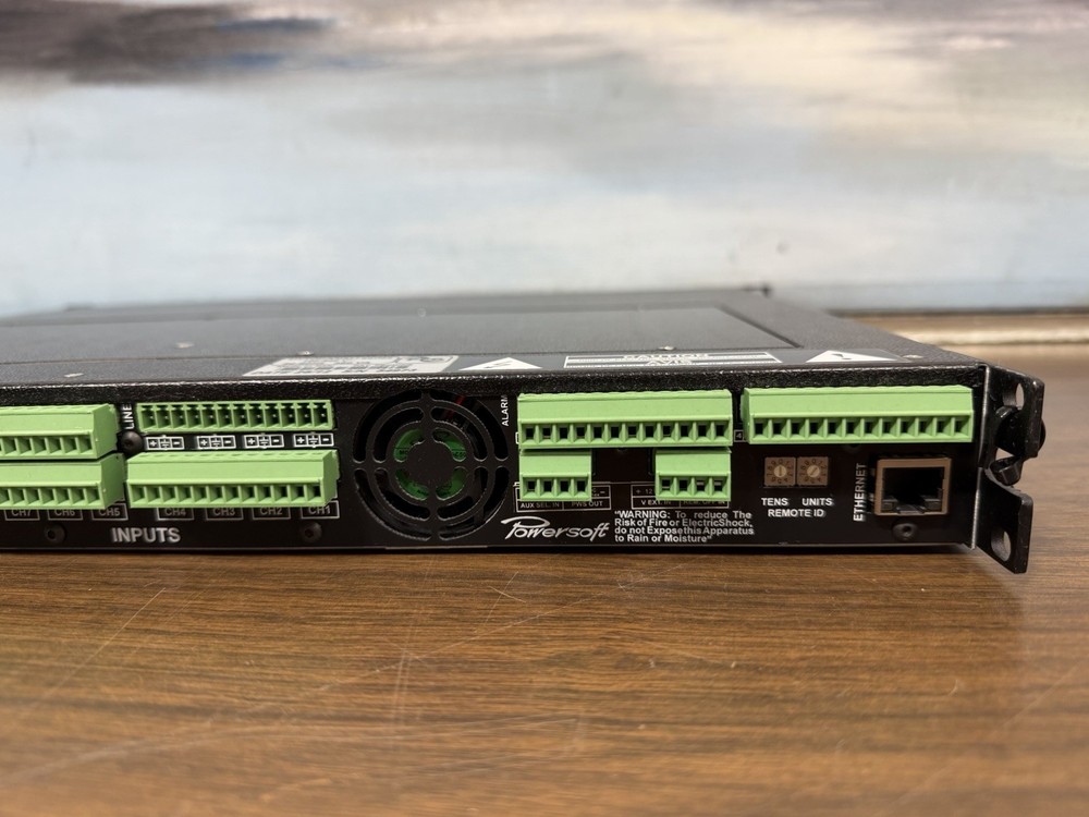 Powersoft Quattrocanali 1204 DSP+ETH Power Amplifier Working Great