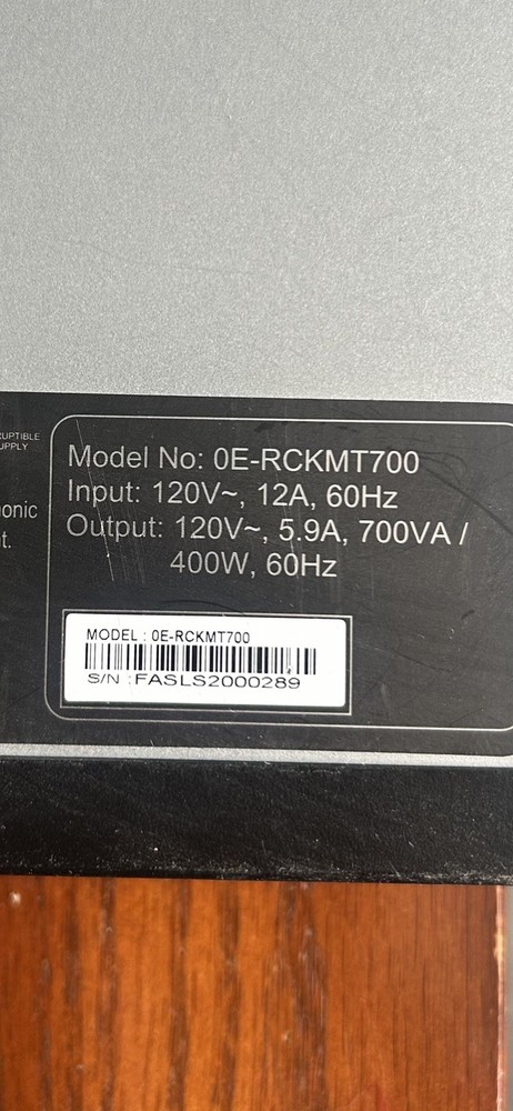 W Box Battery Back Up 700VA, 400W