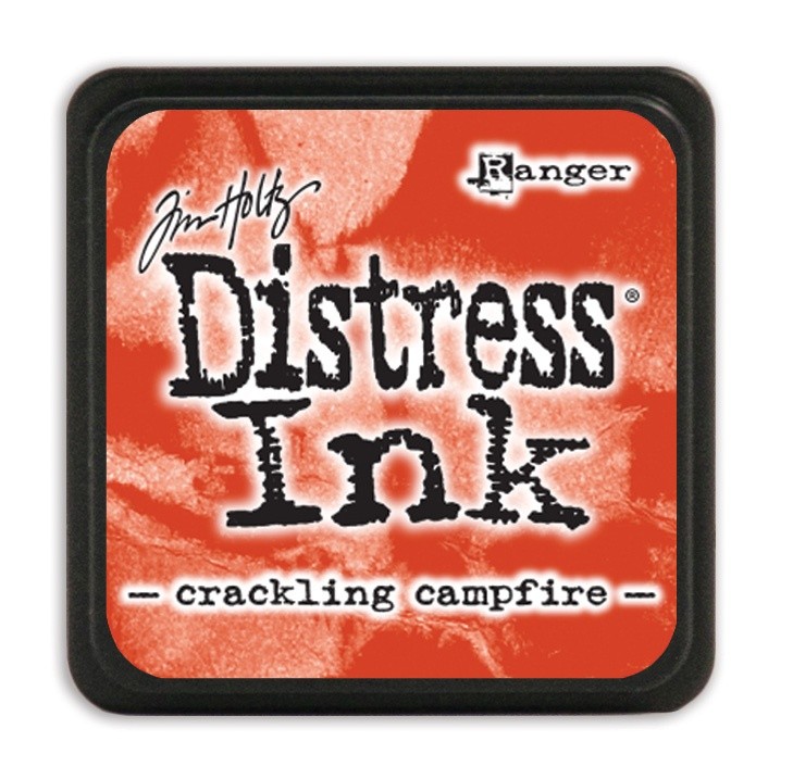 Tim Holtz Distress Mini Ink Pad-Crackling Campfire - 3 Pack