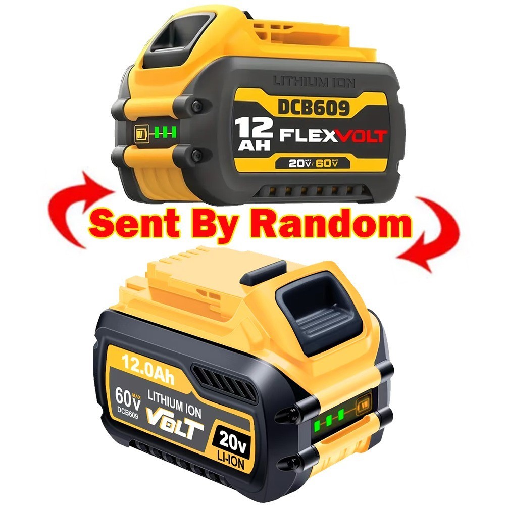 12.0AH DCB609-2 For DEWALT DCB612 20V/60V MAX FLEXVOLT 12Ah Li-Ion Battery NEW
