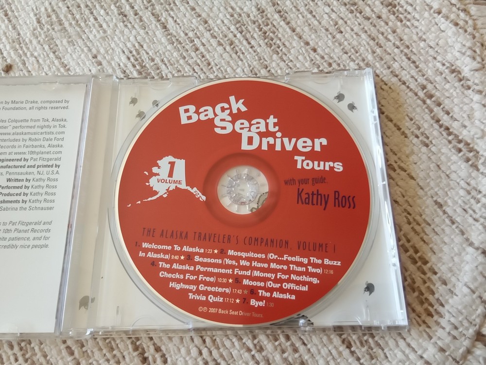 Allaska CD "Backseat Driver Tours" With Kathy Ross