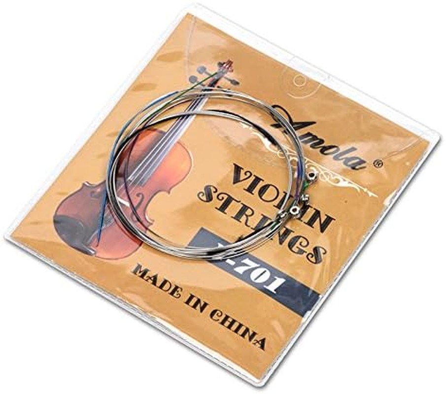 Violin Strings 4/4 Full Set Stainless Steel 3Pack Replacement E A D G
