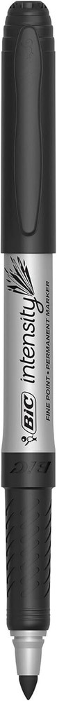 BIC Mark-It Permanent Marker, Fine Point, 2/2 Count, Black (GPMP21-Blk) 4 count.
