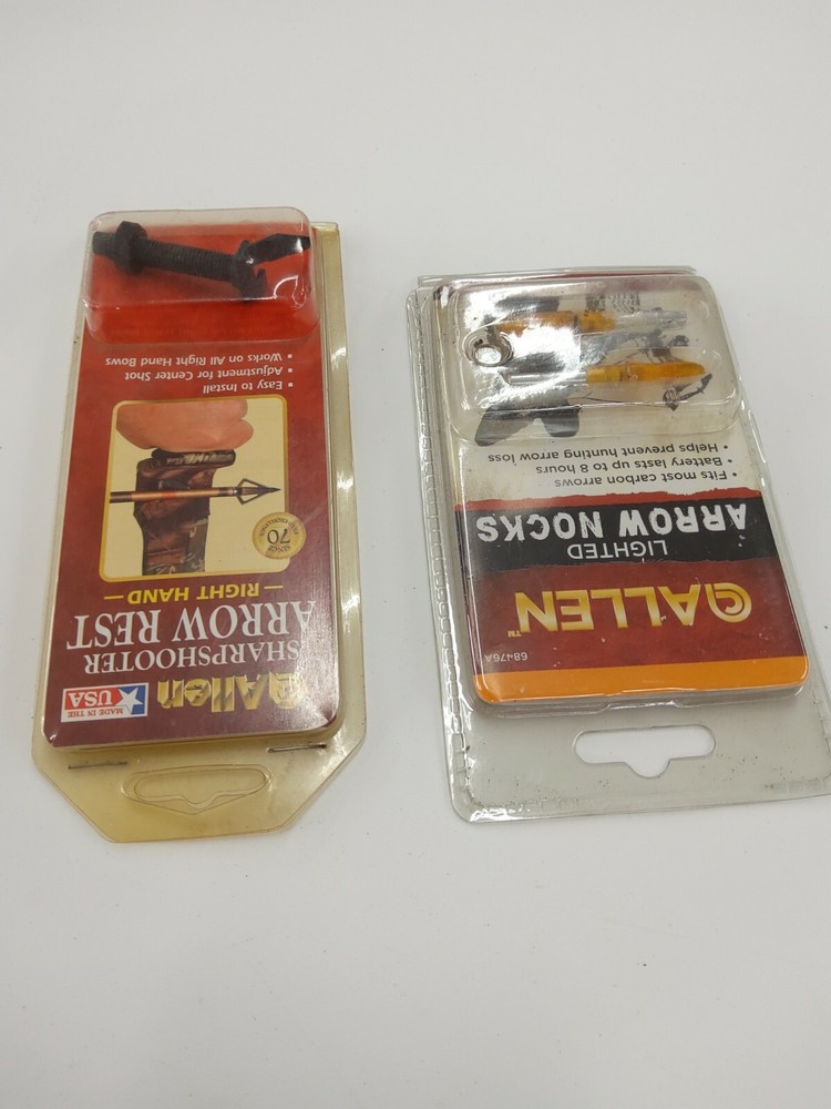 ALLEN LIGHTED ARROW NOCKS, & ARROW REST (NEW)