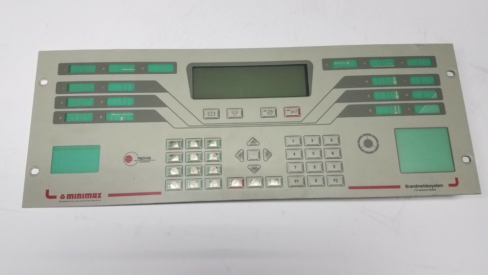 MINIMAX FMZ4100 MICROELECTRONIC CONTROL PANEL FOR FIRE DETECTION SYSTEM