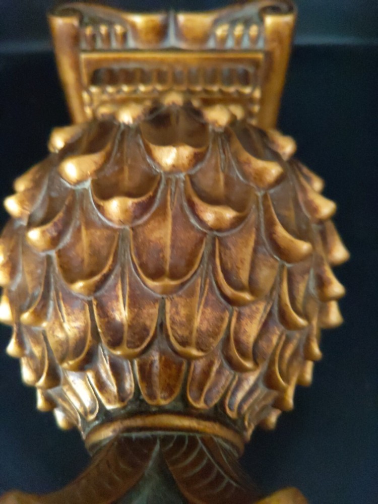 Pineapple Clock Works Great! Copper/Gold Color
