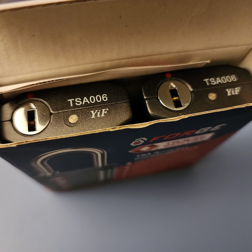 FORGE 4-Digit TSA Approved Travel Locks for Cases