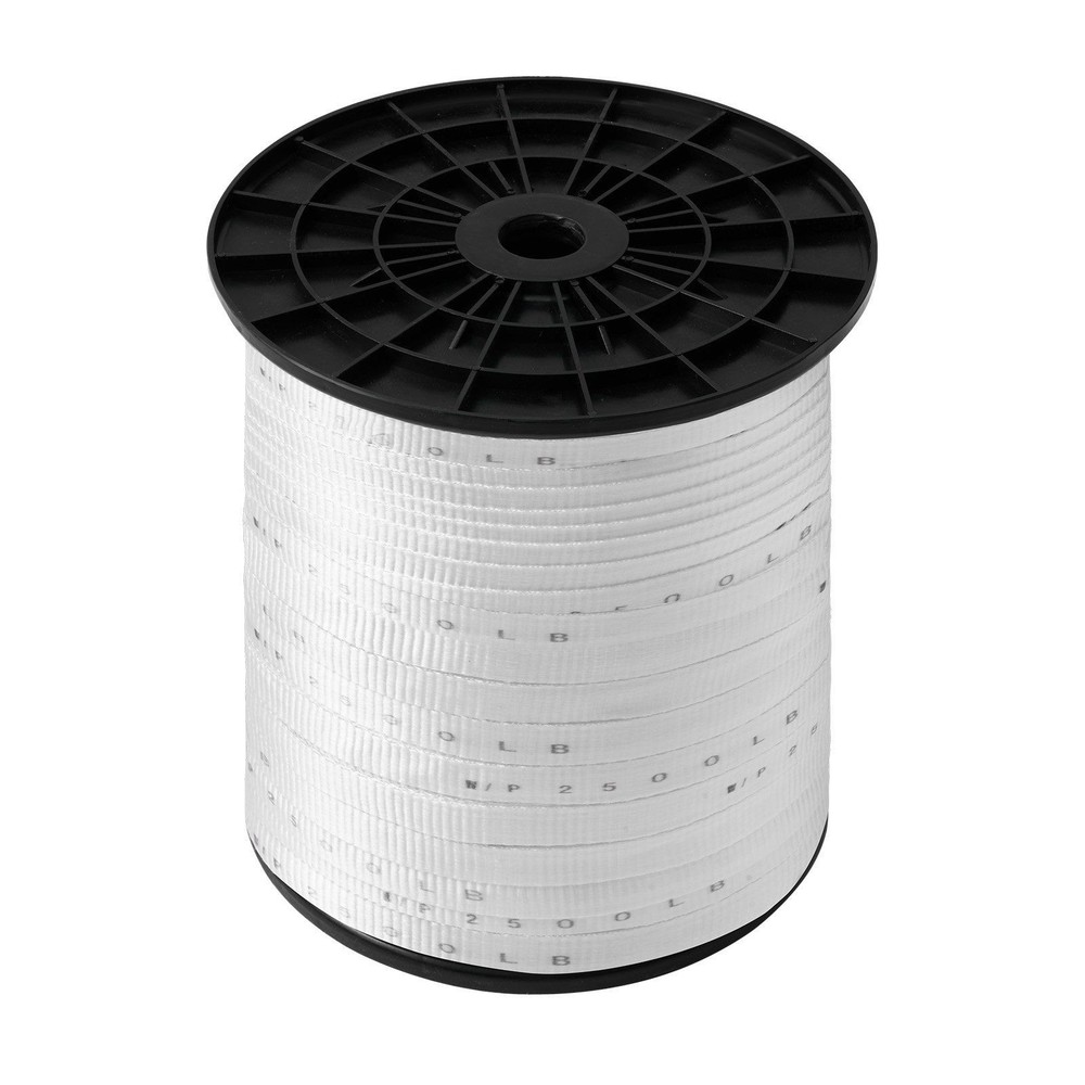 Efficient 2500lbf 3/4in x 1053ft Pre-Slicked Polyester Webbing