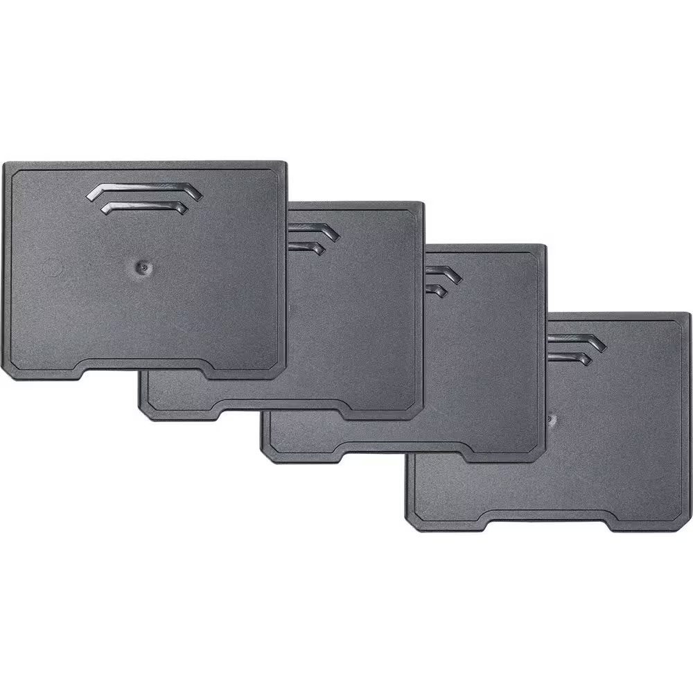 Upper Bin and Divider Set, Deep Standard, 4/Pk