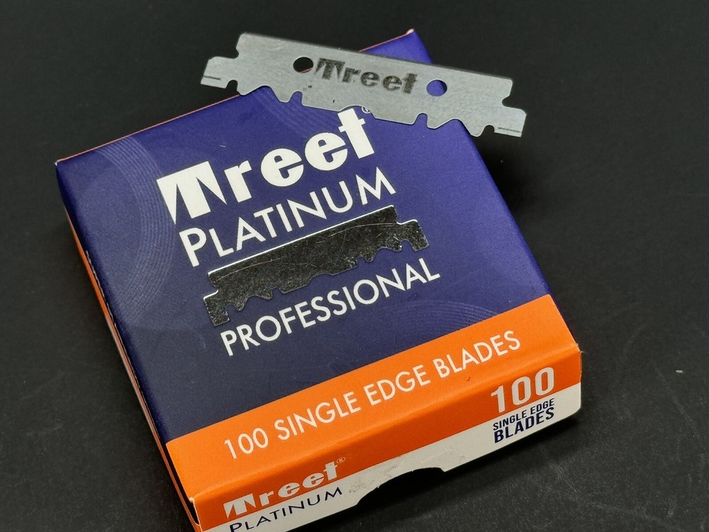 100 Treet Single Edge Razor Blades For Barber Razors