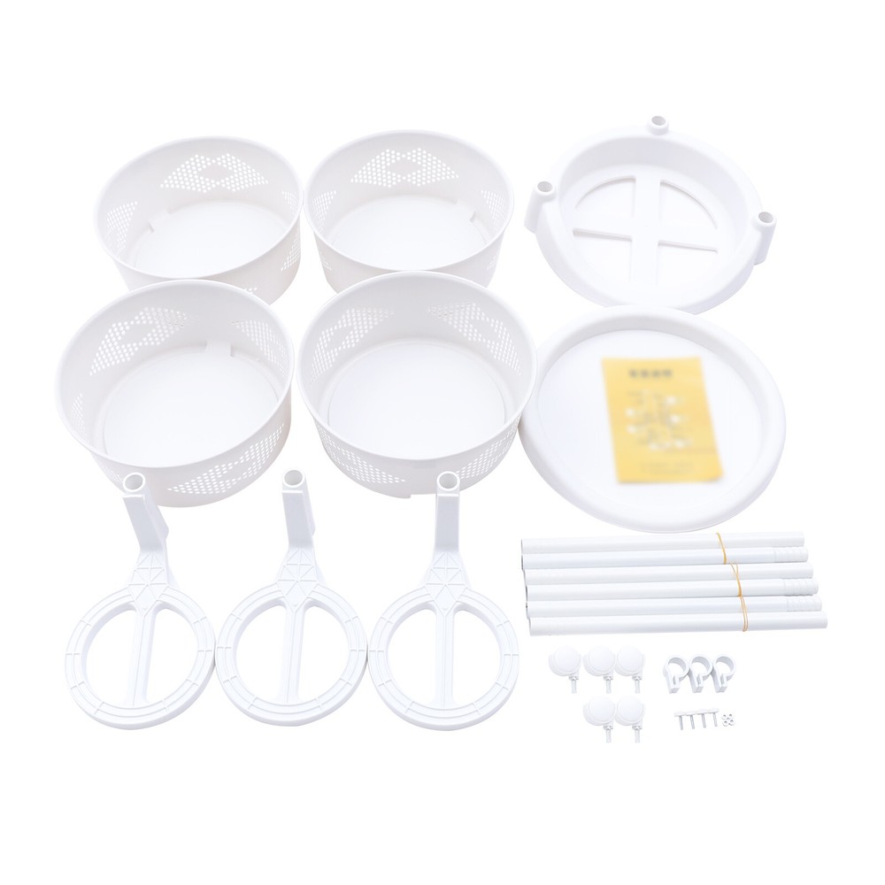 Multi-Layer Vegetable Rotating Basket Rack Fruit Snack Storage Kitchen Organizer