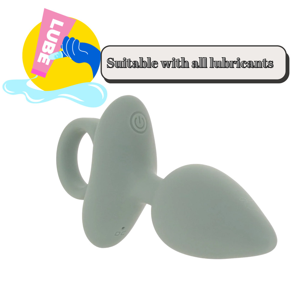 Silicone Vibrating Butt Plug Multi-speed Vibrator Rechargeable Backdoor Play