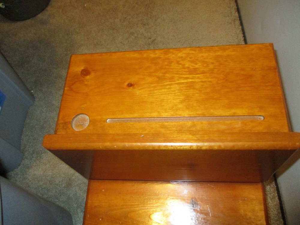 Wooden Old Fashioned School Desk