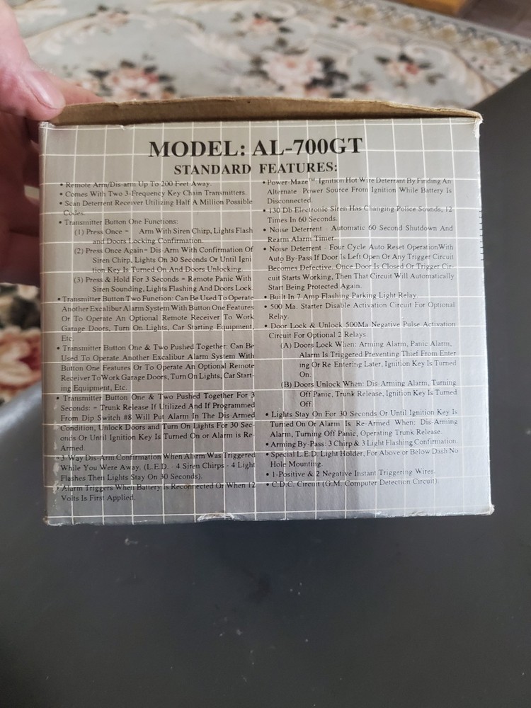 Vintage Car Alarm