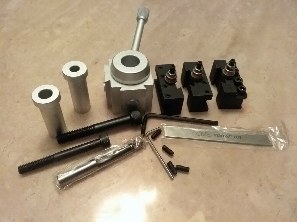 Precision Mini Quick Change Tool Post & Holders Set for Hobby Lathes 830M-new