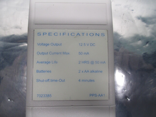 Sick PPS-AA1 12.5VDC Handheld Power Supply, 102351