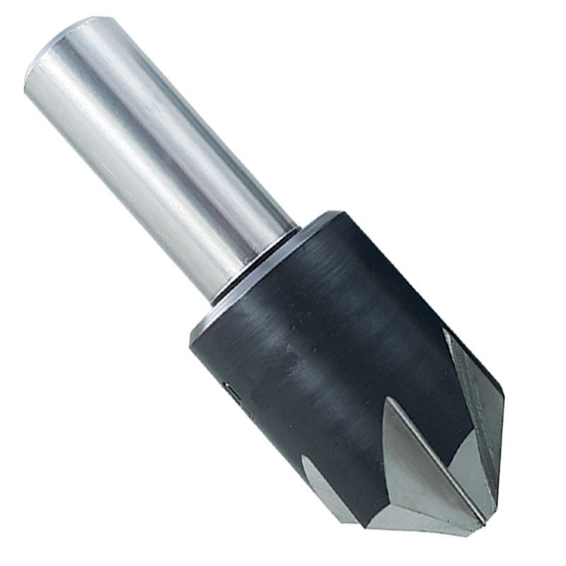 1" HSS 6F Chatterless Countersink - 100° - USA