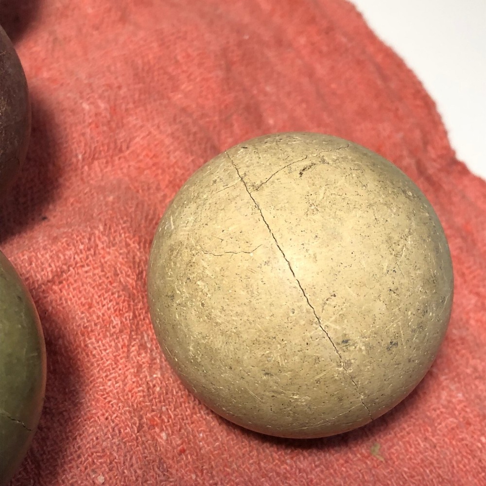 Early 1900’s Clay Pool Billiards Ball Set