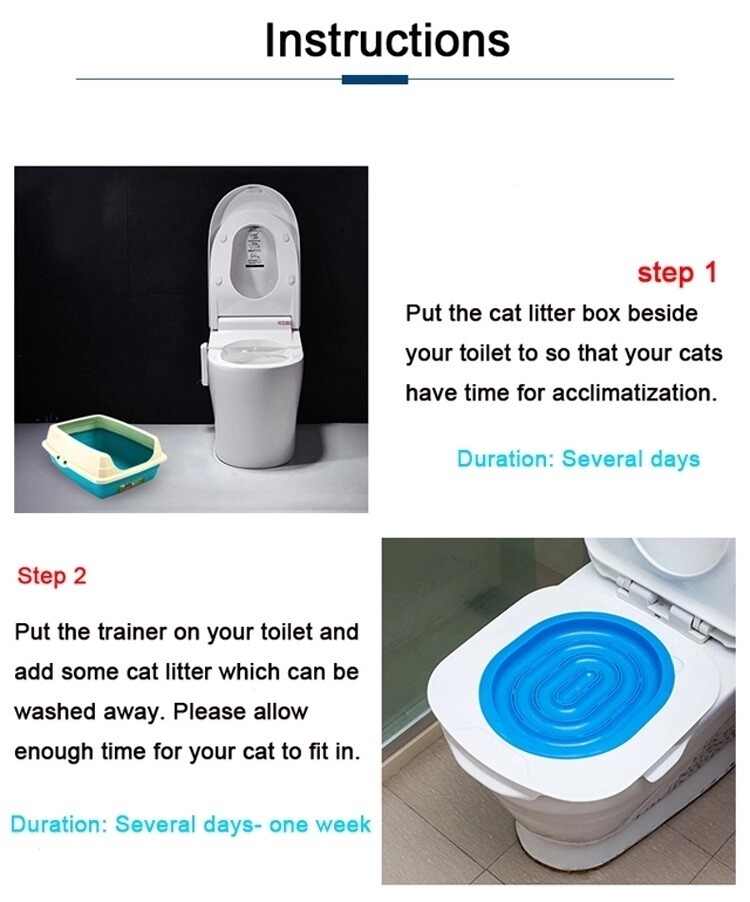 Cat Training Kit System for, Professional Cat Toilet Training Kit 2 Replacements