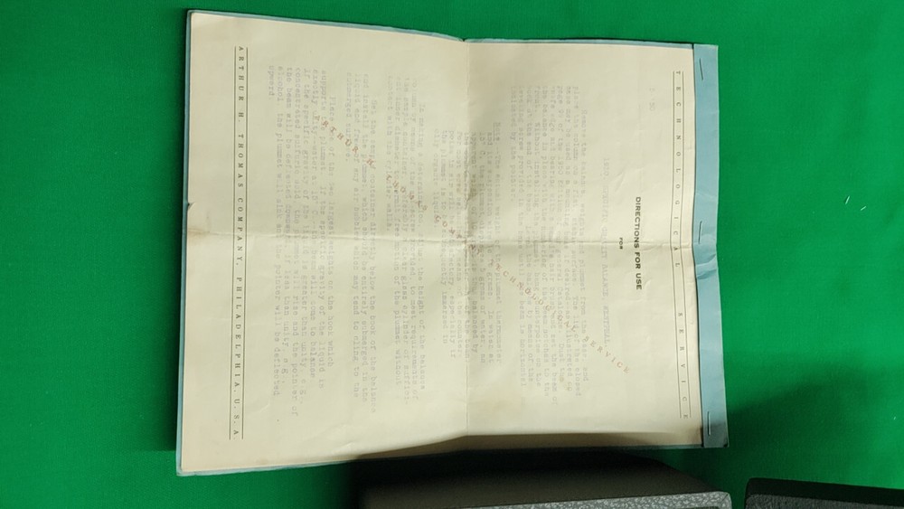 Arthur H Thomas - Henry Troemner Specific Gravity Balance - circa 1950