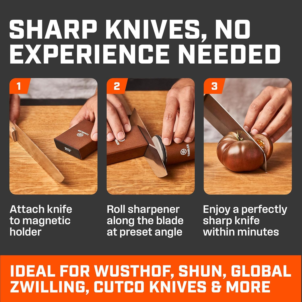 The Original Rolling Knife Sharpener™ - Knife Sharpening Made Easy - Knife Shar