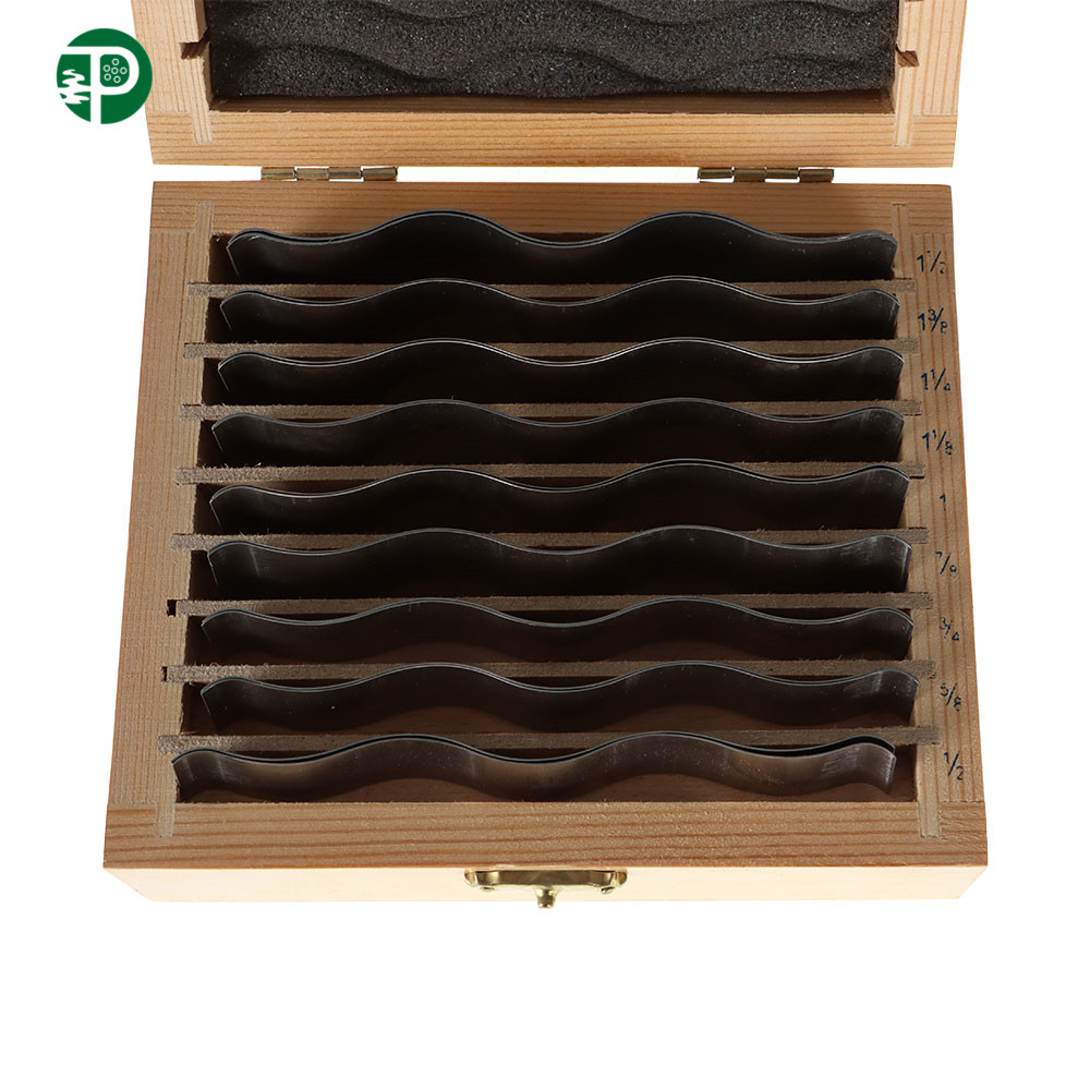 9 Pair Set Precise 1/8" Wavy Steel Parallel Parallels.0002" Hardened