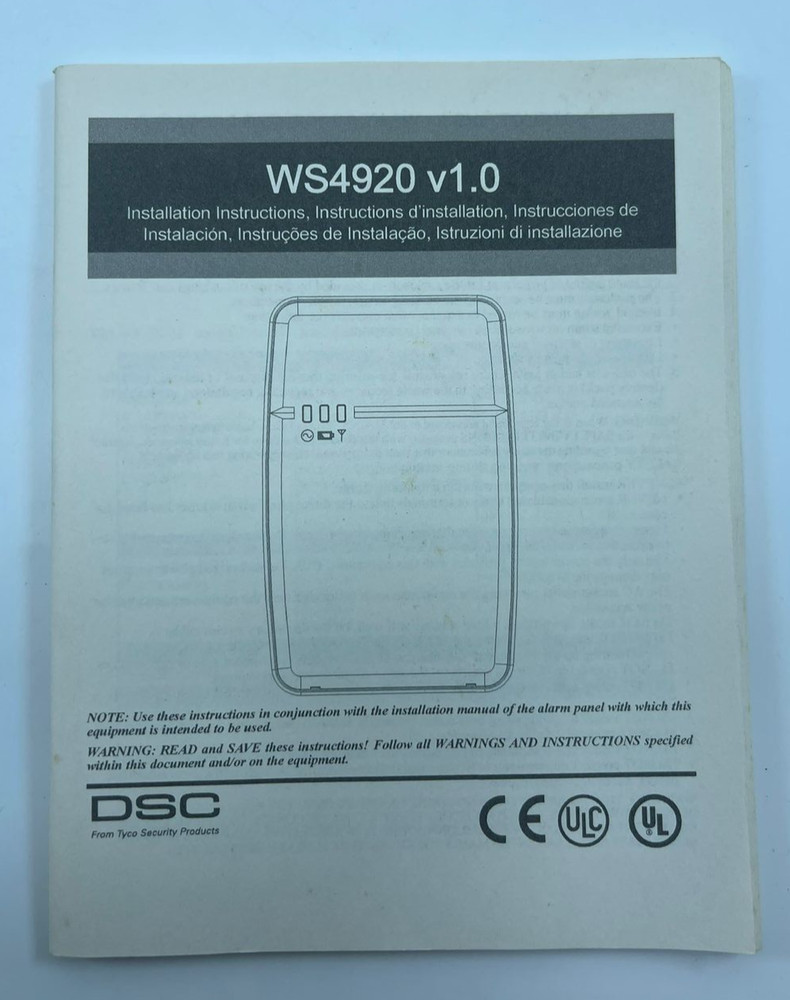 DSC WS4920 WIRELESS REPEATER