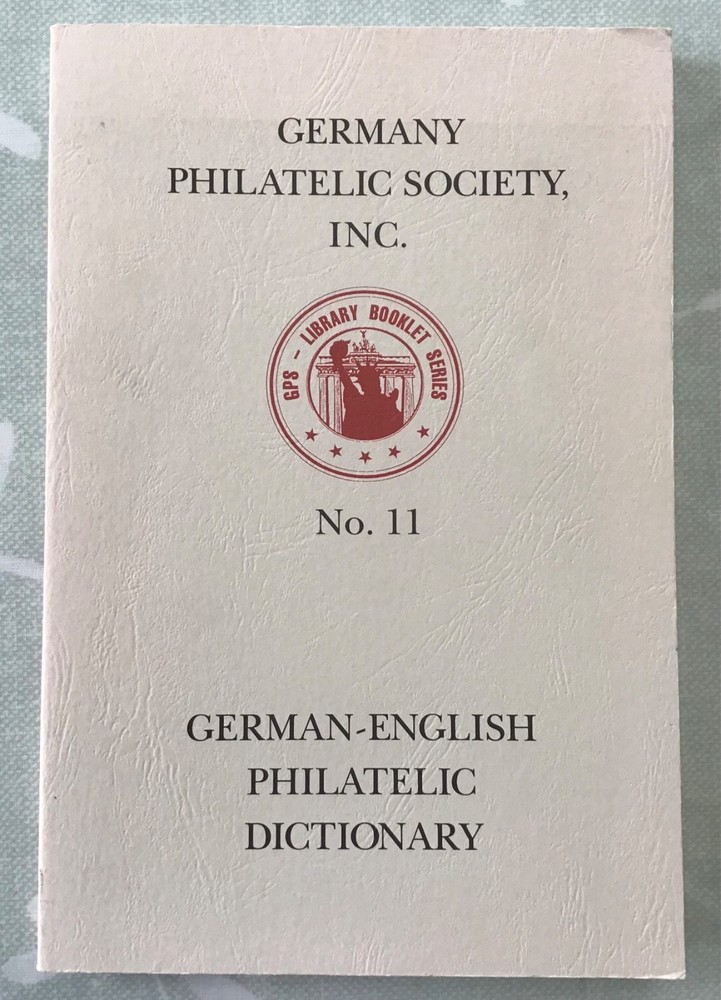 German -English Philatelic Dictionary