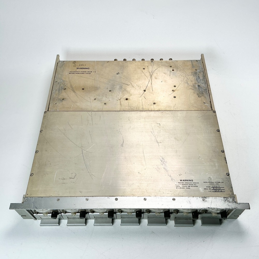 Data Control Systems DCS GMA-3 Telemetry Discriminator Chassis w/ 7 Modules GFD5