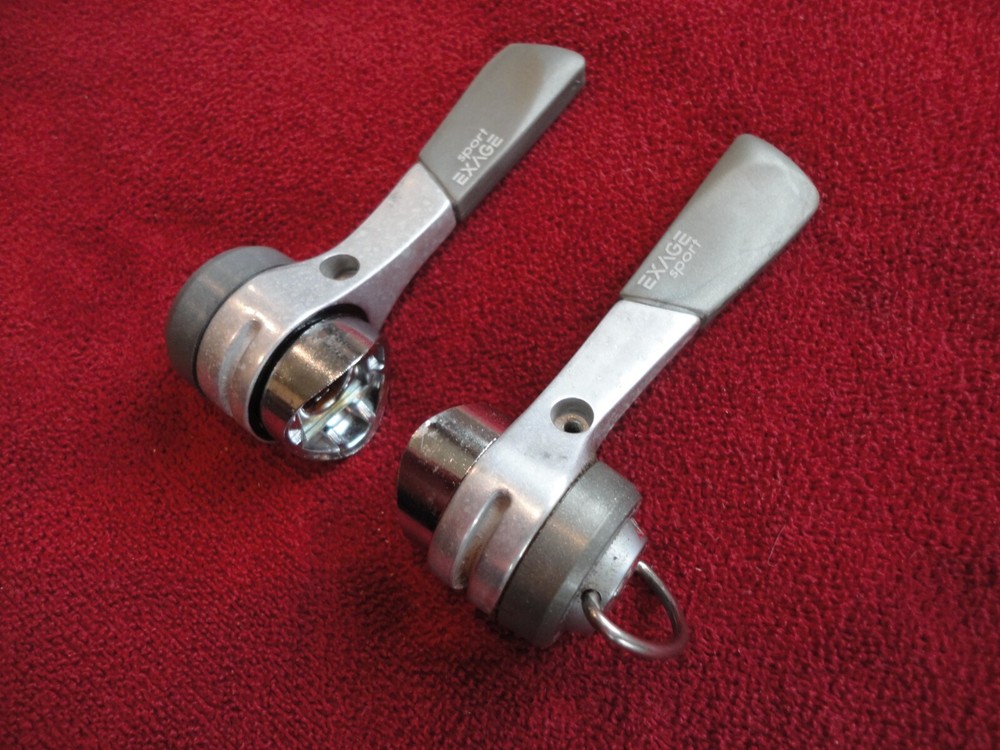 Shimano EXAGE Sport SL-A450 Light-Action 6-Speed Shift Lever Set for Braze-on