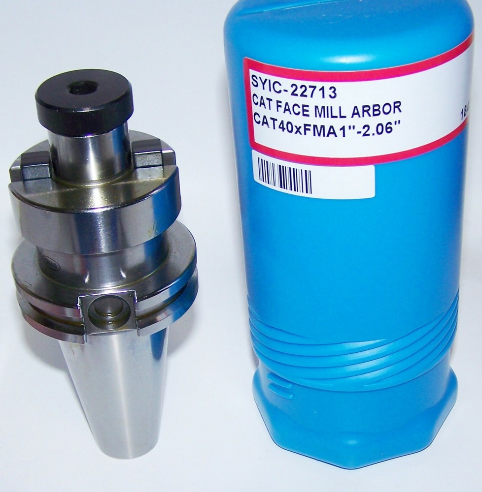 TECHNIKS CAT40 1" SHELL AND FACE MILL ARBOR 2.06" PROJECTION (22713) - NEW
