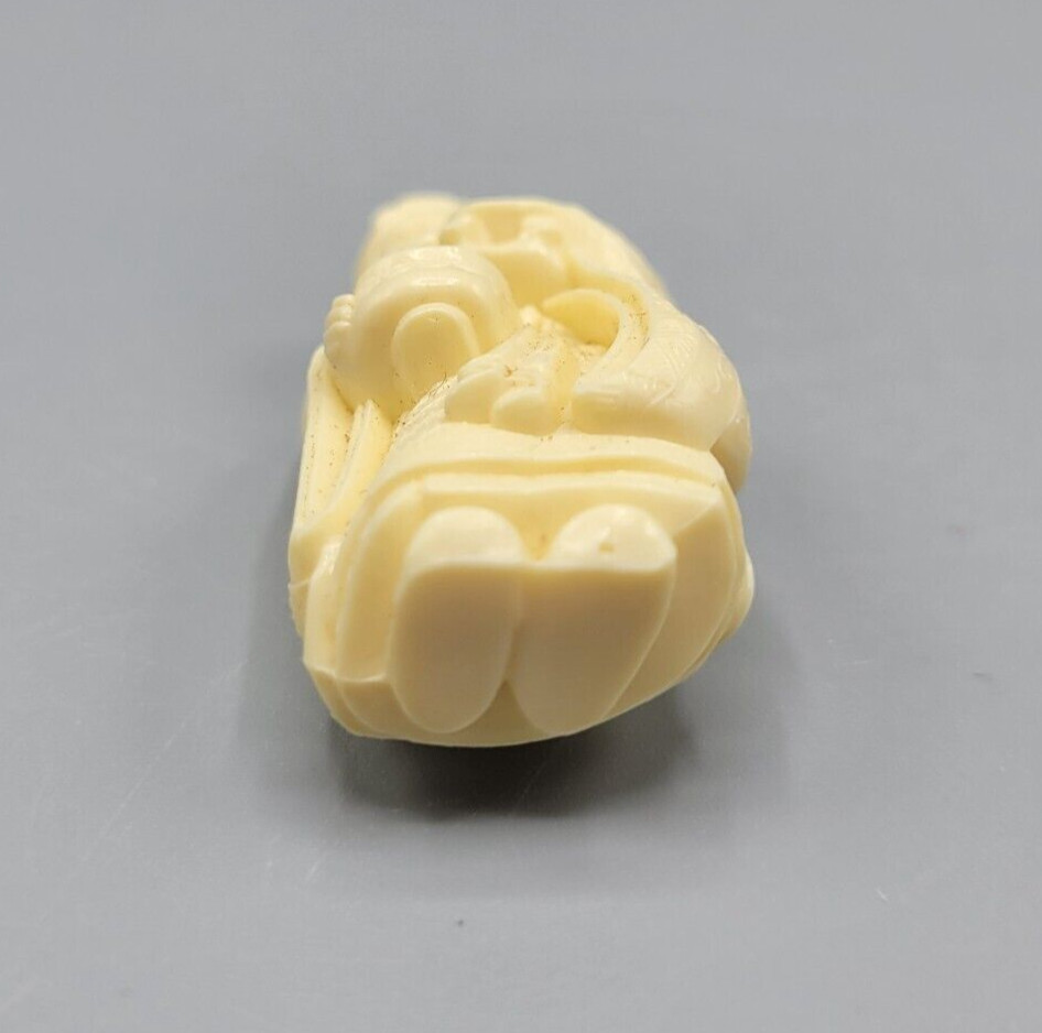 Vintage Resin Japanese Netsuke Oriental Asian Women Figurine with Turtle 2"